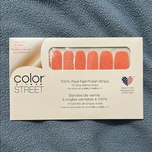 Color Street Press-On Nails - Vibrant Orange